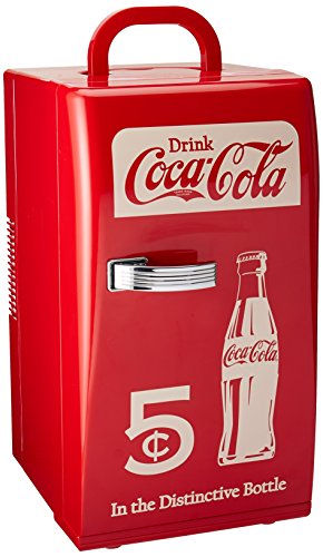 Coca Cola CCR-12 Retro Fridge, Red